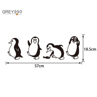 Decal dán tường chim cánh cụt