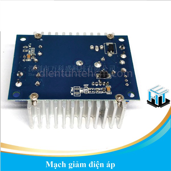 Module hạ áp buck từ 4.5-30Vdc xuống 1.25-30Vdc 12A 150W