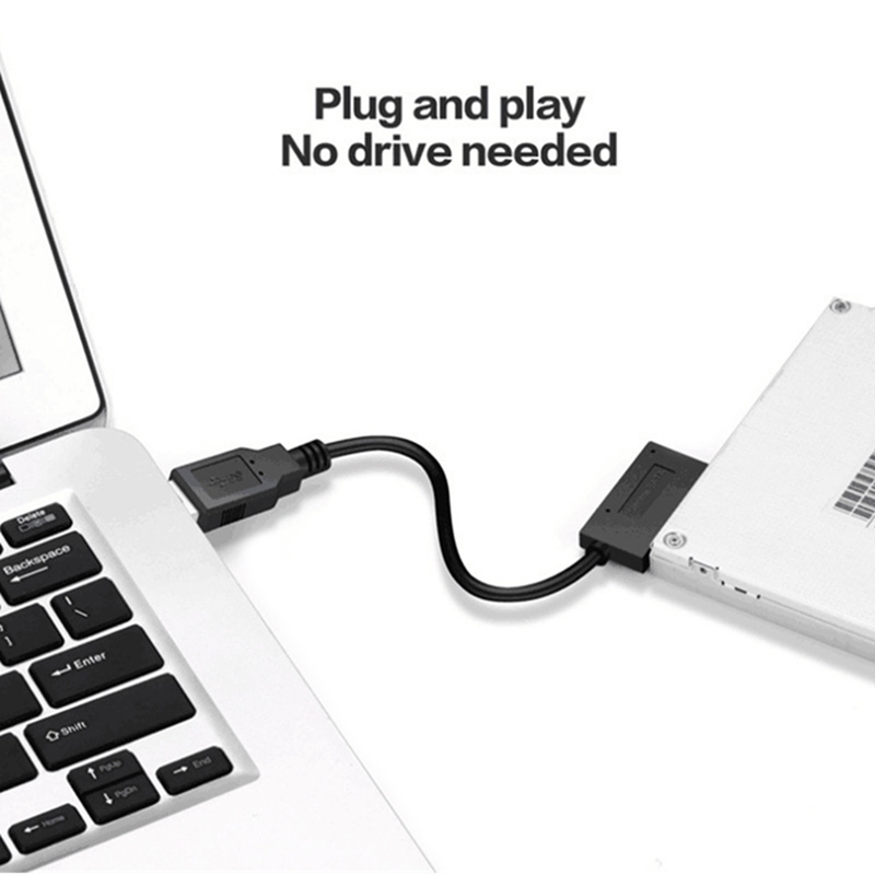 Dây Cáp Chuyển Đổi Usb Sang Sata Cho Ổ Đĩa Dvd / Laptop Usb 2.0 13pin Sata | BigBuy360 - bigbuy360.vn