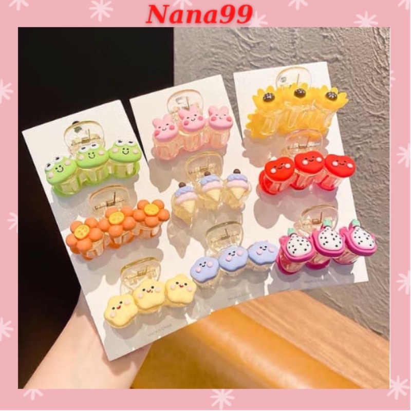 Kẹp Gấp Tóc [KÈM CHARM] SIêu Cưng