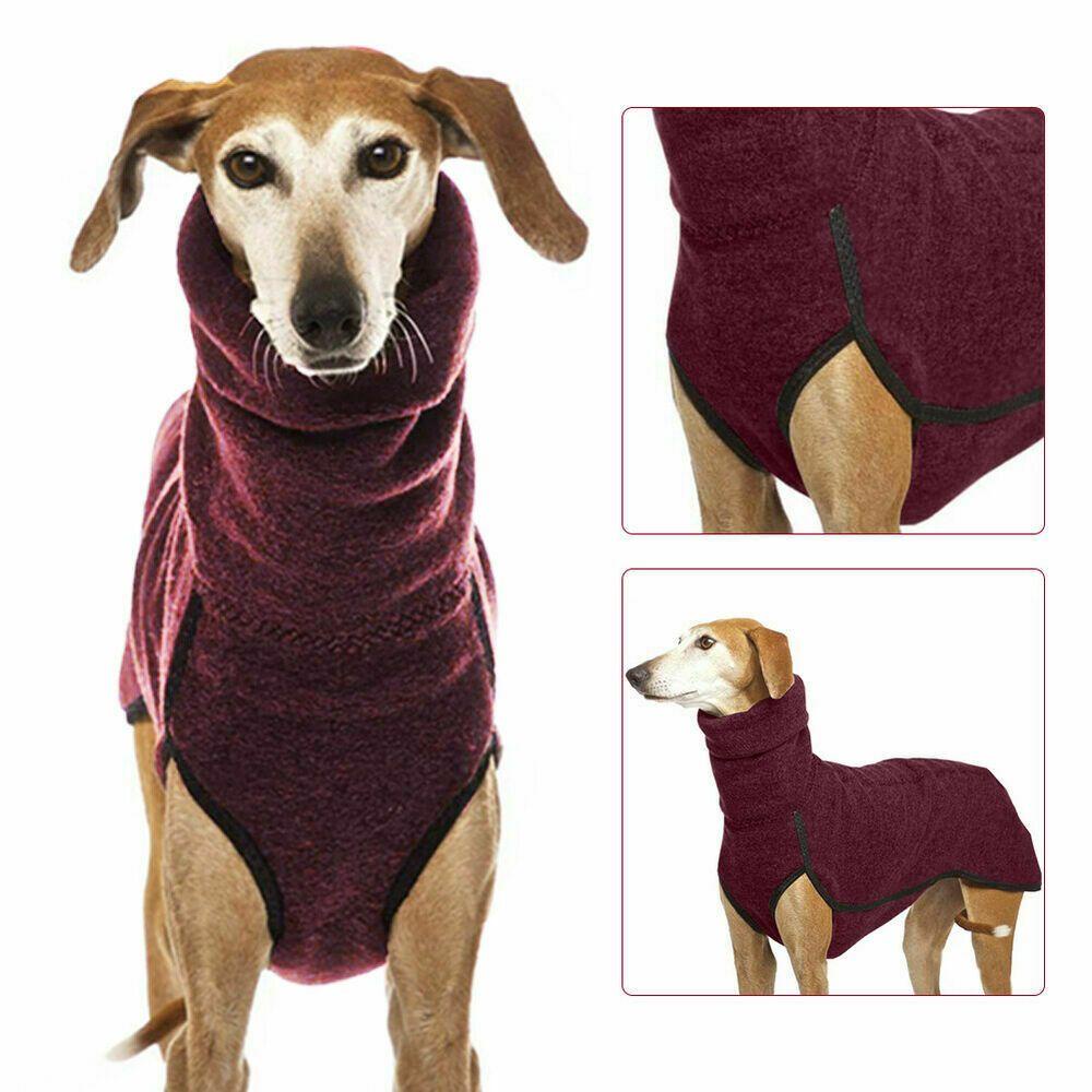Layor1 Áo Khoác Sweater Cổ Cao Mềm Mại Giữ Ấm Mùa Đông Cho Chó Pitbull