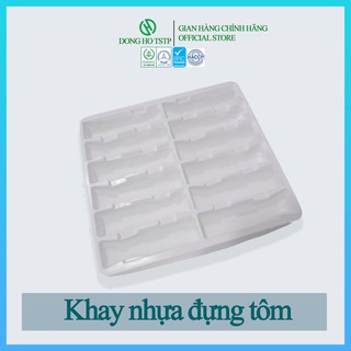 Combo 5 cái khay nhựa tempura đựng tôm chiên cỡ lớn