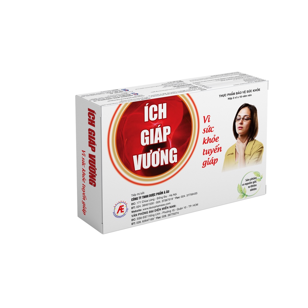Ích Giáp Vương Hộp 30 Viên Hỗ Trợ Giảm Bướu Cổ
