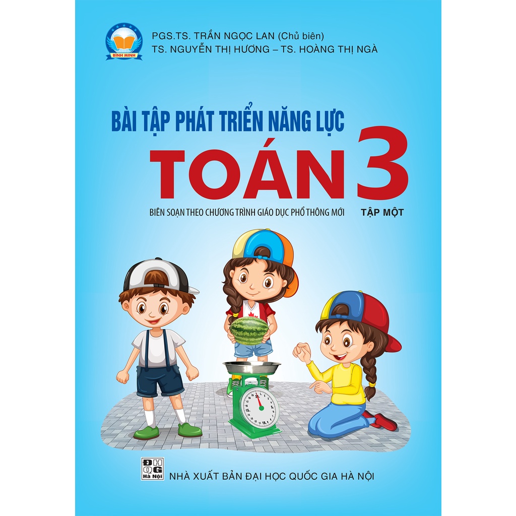 Sách Bài tập phát triển năng lực Toán 3 Tập 1