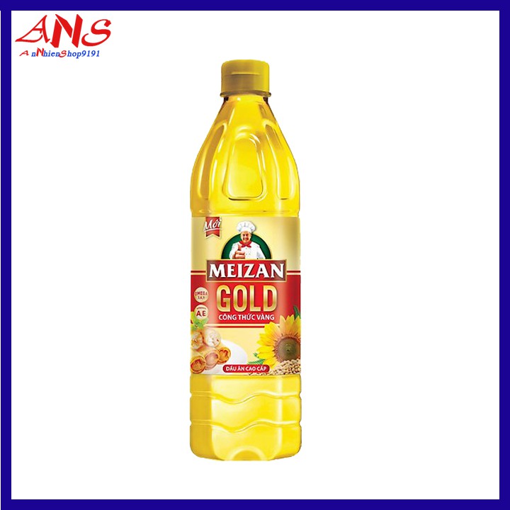 Dầu ăn Meizan gold chai 1L