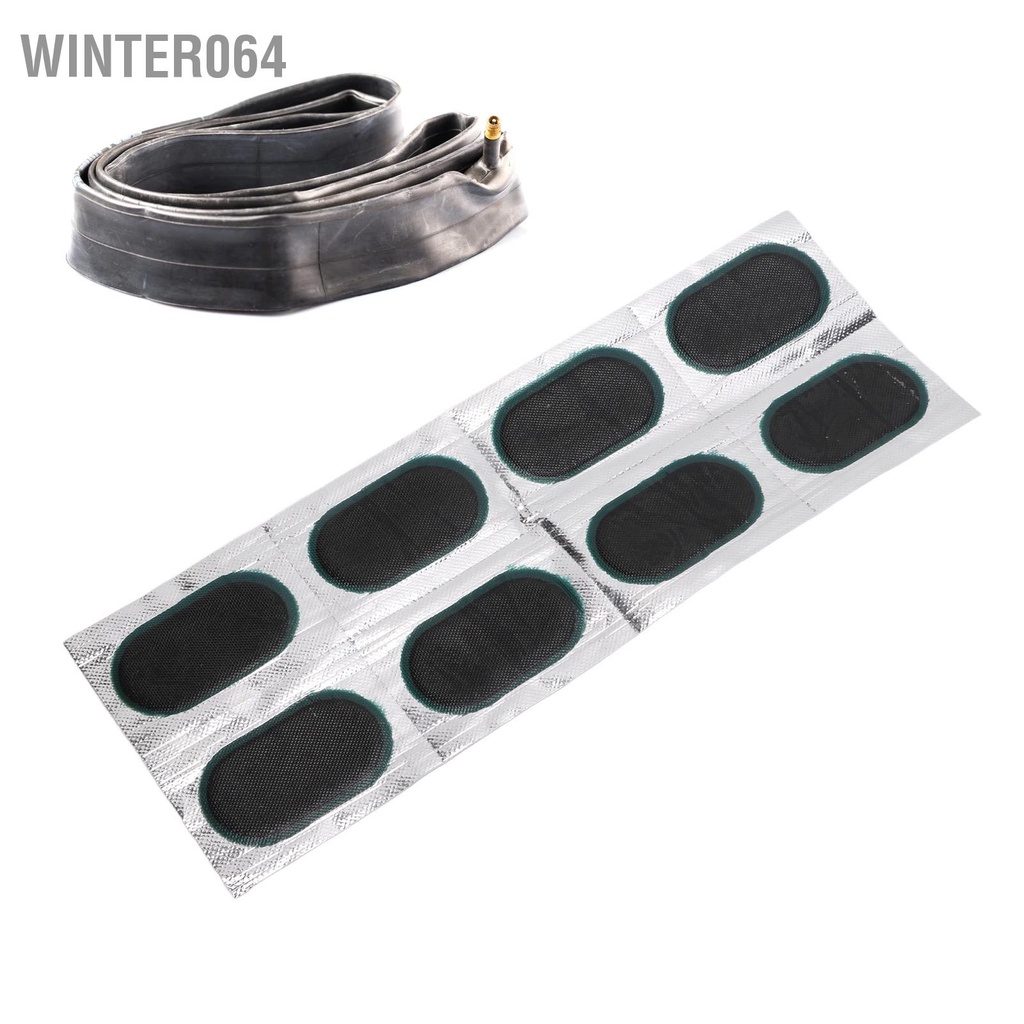Winter064 Bộ vá lốp xe đạp sửa chữa cao su bên trong ống bằng keo cho điện