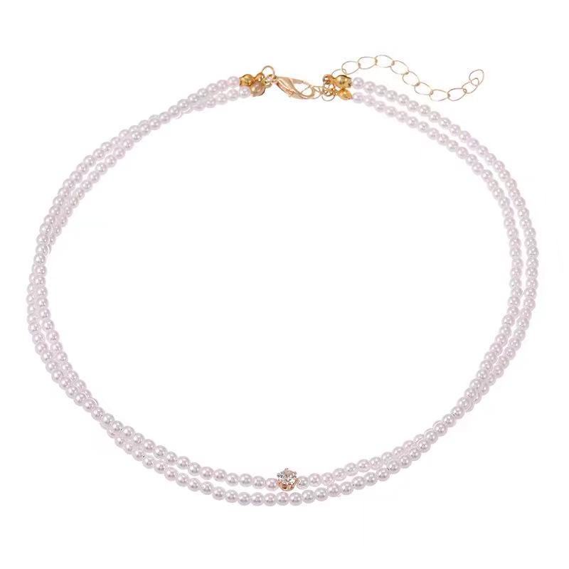 Vòng cổ chuỗi ngọc trai sang trọng thời trang cho nữ