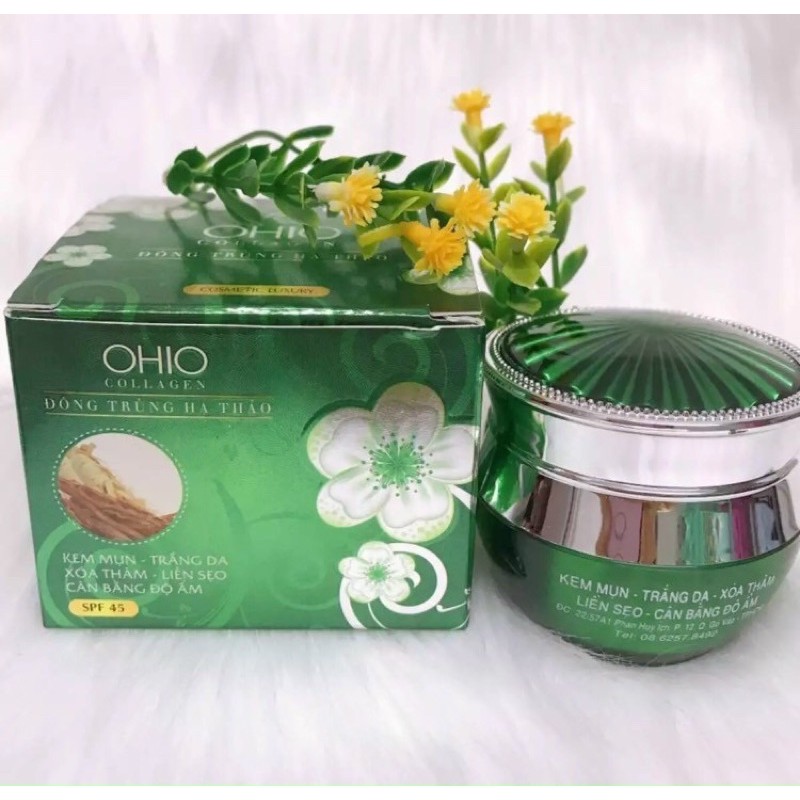 KEM OHIO MỤN TRẮNG DA XOÁ THÂM LIỀN SẸO CÂN BẰNG ĐỘ ẨM 20G