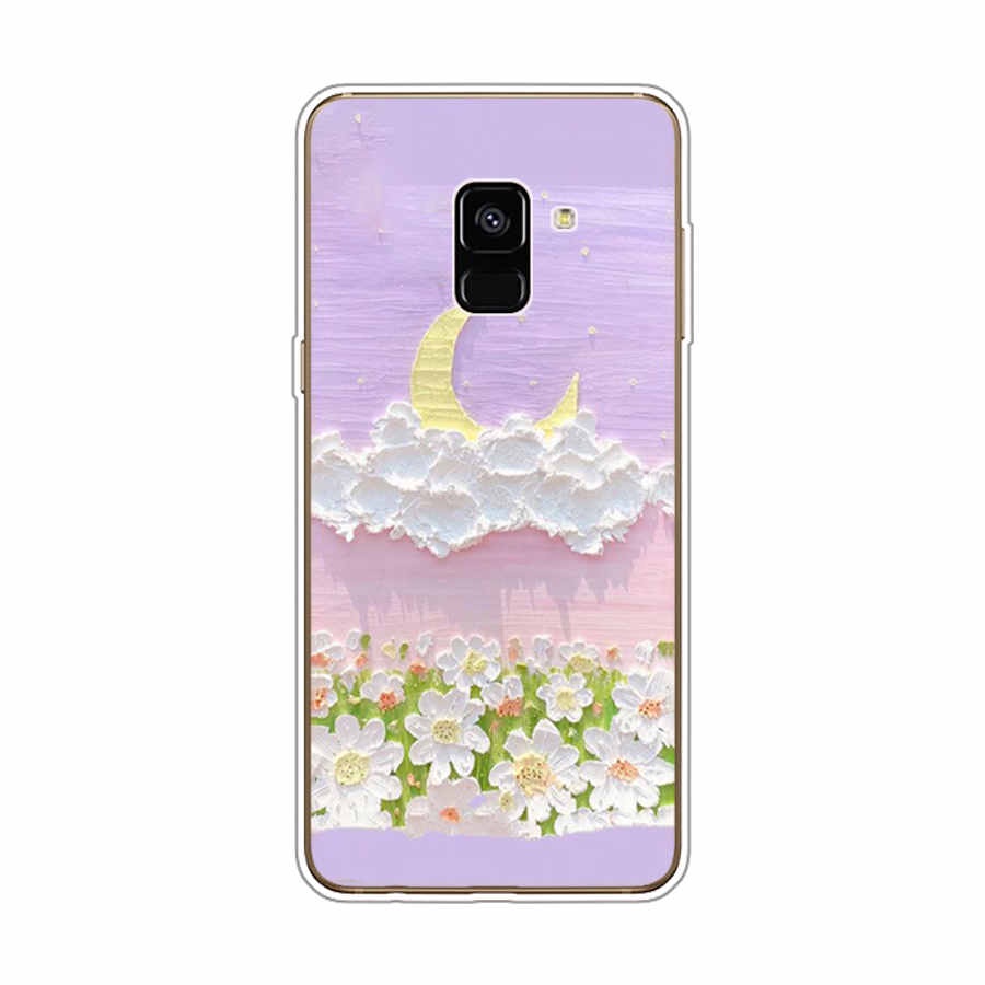 Ốp Điện Thoại TPU Dẻo In Họa Tiết Độc Đáo Thời Trang Cho Samsung Galaxy A8 plus 2018 A6 2018 plus