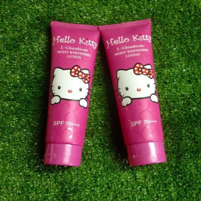 Kem Body HelloKitty L-Gutathione Moist Whitening Lotion 300 ml