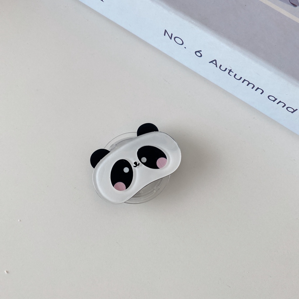 Giá Đỡ Điện Thoại acrylic Hình Thỏ Hoạt Hình 3D Đơn Giản Chống Rơi Tiện Dụng