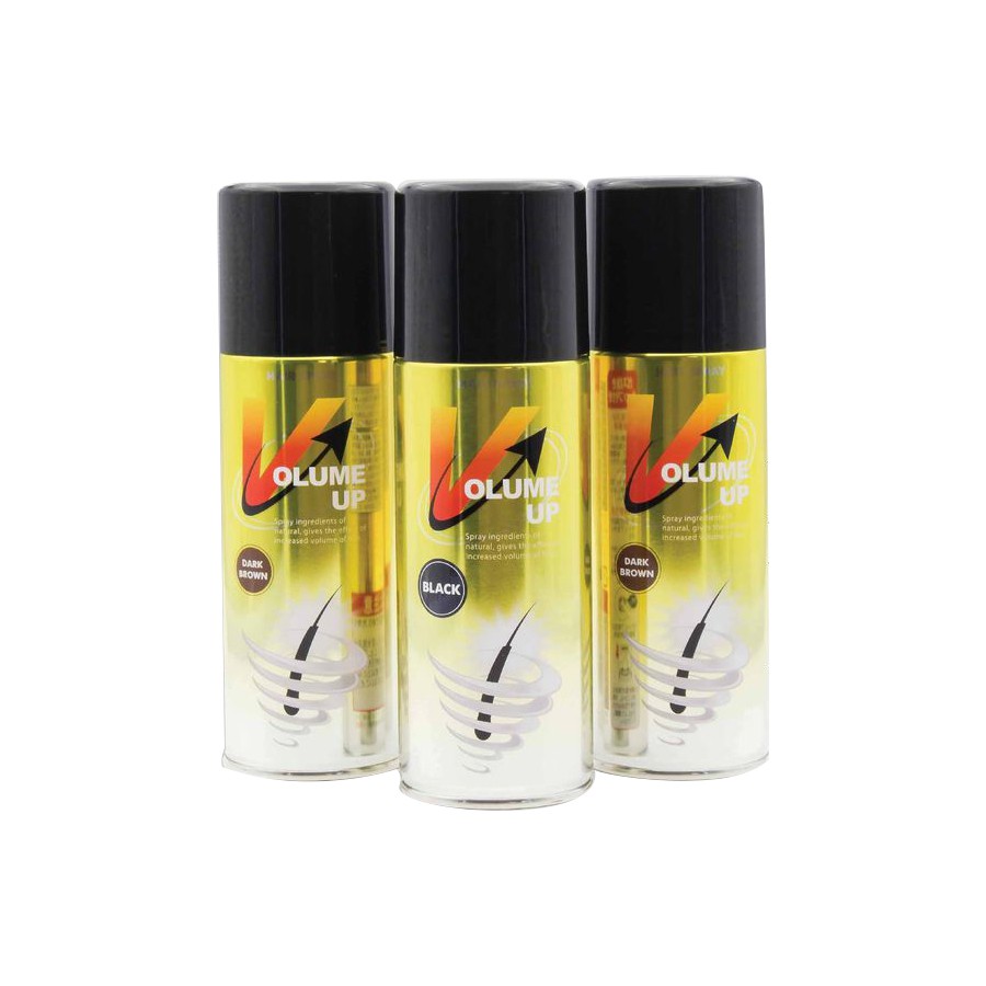 Xịt che phủ tóc thưa mỏng Volume Up 𝐍𝐁 𝐐𝐮𝐢𝐜𝐤 𝐇𝐚𝐢𝐫 𝐆𝐥𝐨𝐰 𝐁𝐥𝐚𝐜𝐤 Nichiei Bussan