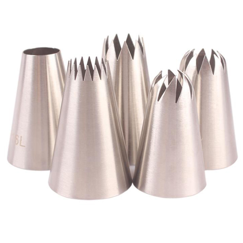 Set 5 đui bắt kem trang trí bánh tiện lợi