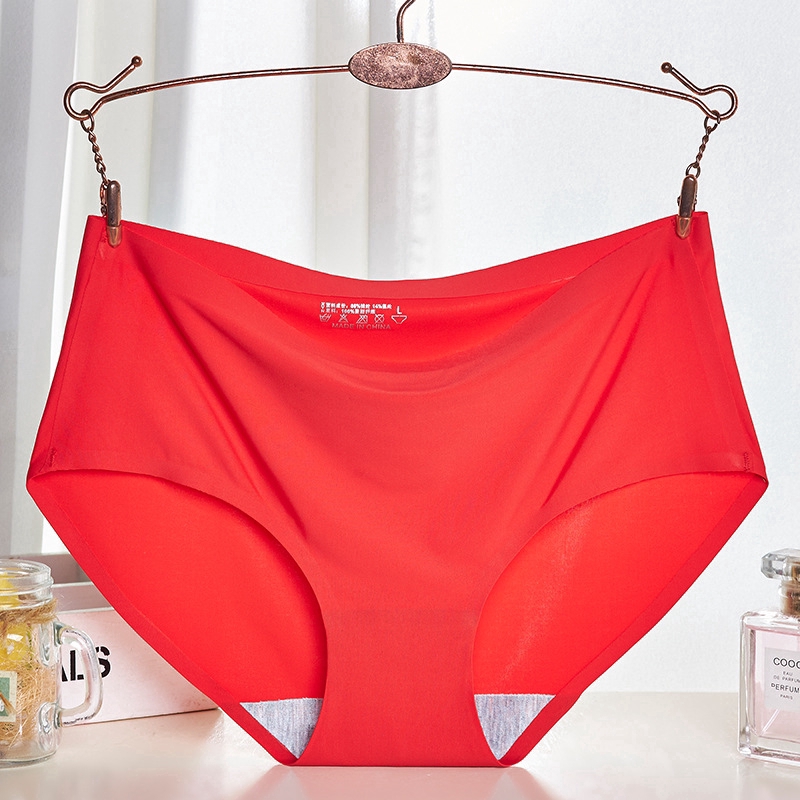 Women Underwear Ice Silk Panties Girls Clothing Underwear Panty Plus Size M/L/XL/2XL | BigBuy360 - bigbuy360.vn