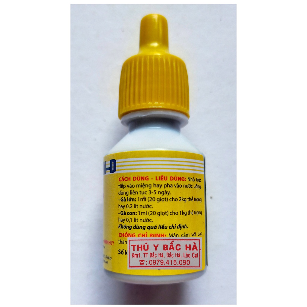 5 lọ sản phẩm dùng cho đậu gà, đậu chim TETRAMYCIN 10 ml