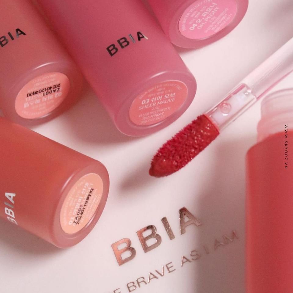 Son Kem Lì Bbia Water Velvet Tint (5 màu)