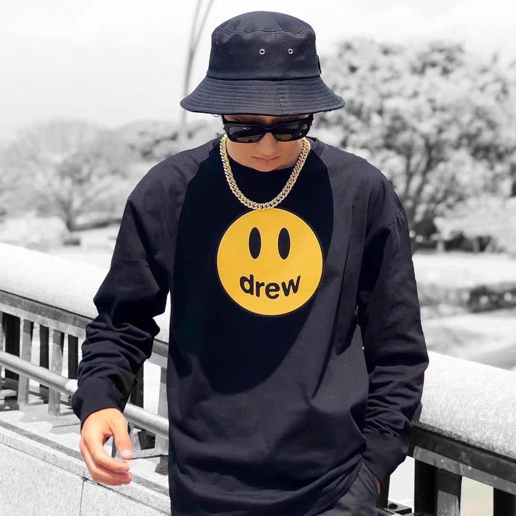 Áo Sweater Nam Nữ DREW Form Rộng, Unisex Basic Chất Liệu Nỉ Bông  Phong Cách Hàn Quốc