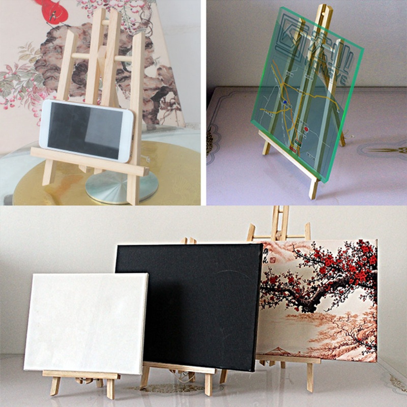 Giá đỡ tranh vẽ bằng gỗ sồi tự nhiên gập lại được tiện dụng