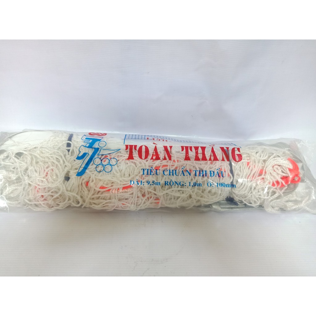 Lưới Bóng Chuyền Toàn Thắng Trắng có cáp