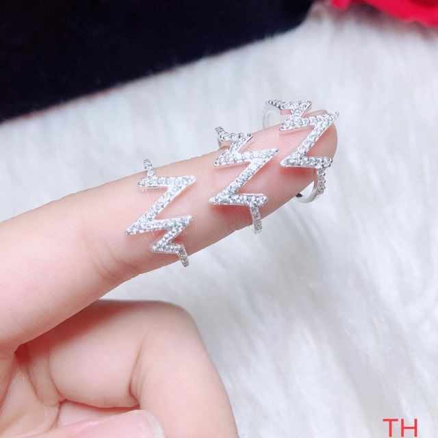 Nhẫn bạc nhịp tim NB0117
