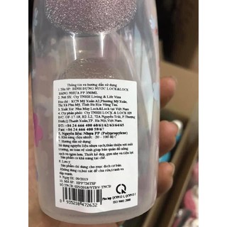 Bình nước Lock&Lock trẻ em có ống hút 350ml