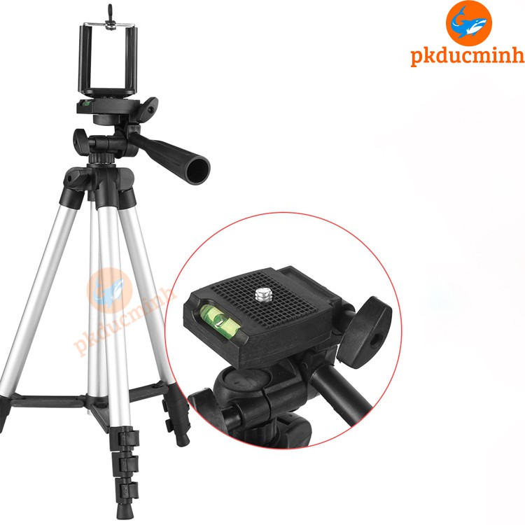 Giá đỡ điện thoại tripod 3 chân chắc chắn, chụp ảnh, livestream, quay video cực tốt