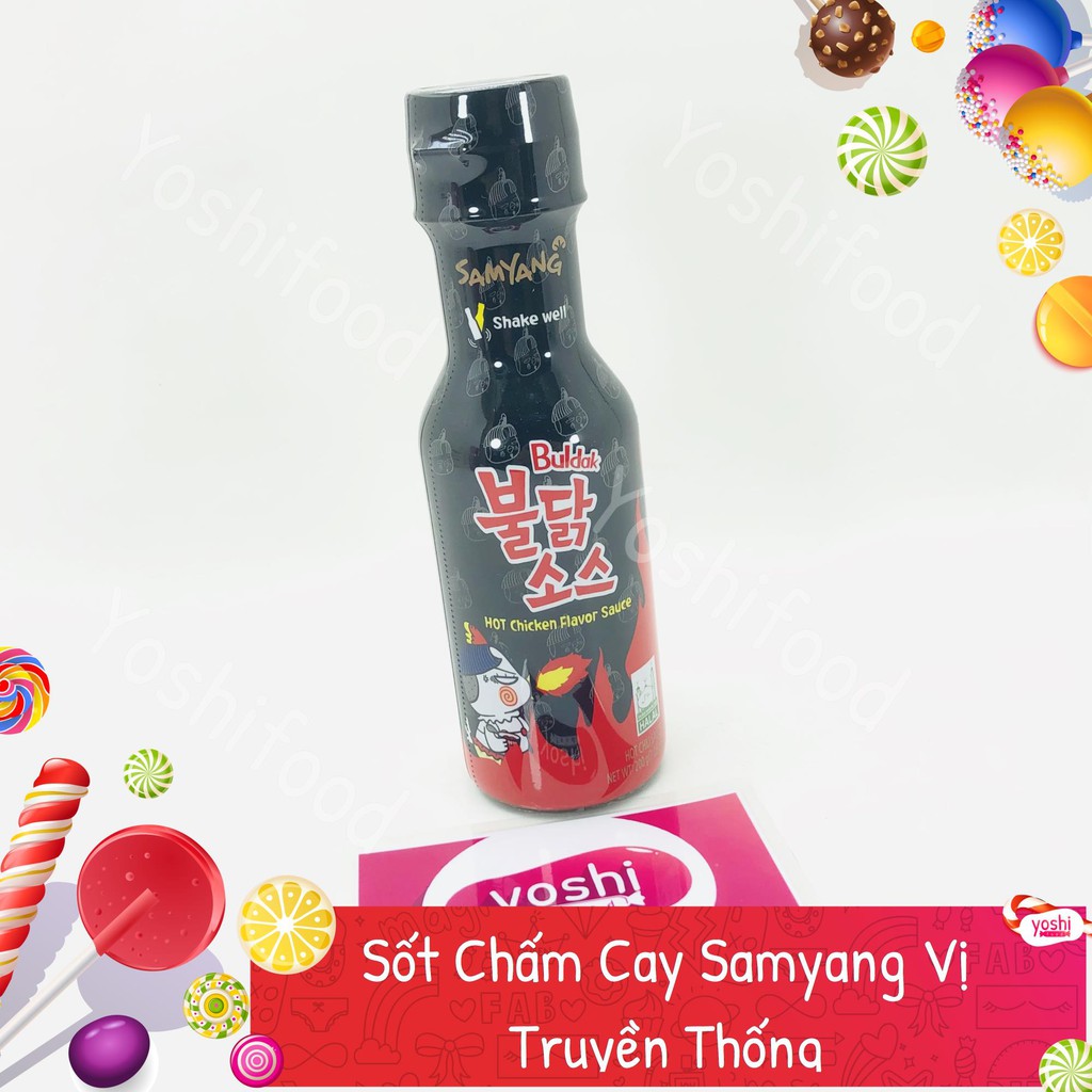 [3 Loại] Sốt Chấm Cay Samyang Nhiều Vị 200gr Hàn Quốc