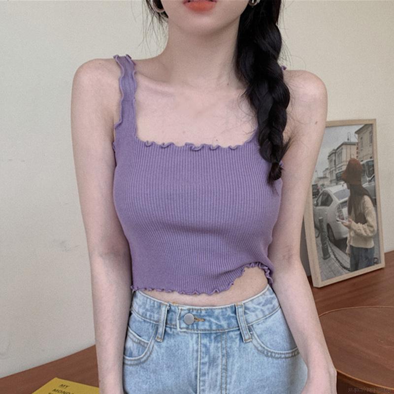 Áo Camisole Trơn Màu Xinh Xắn Dành Cho Nữ | BigBuy360 - bigbuy360.vn