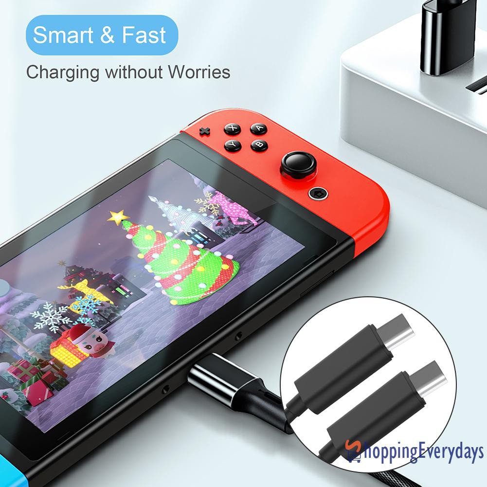 Dây Cáp Usb C 2 Trong 1 Cho Nintendo Switch Lite Console Pro