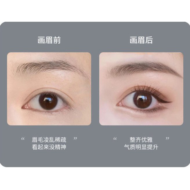 Chì Kẻ Mày 2 Đầu Đen Huyền Bí Lameila Eye Brow 809 chính hãng nội địa mềm mịn lâu trôi chuẩn màu sỉ rẻ