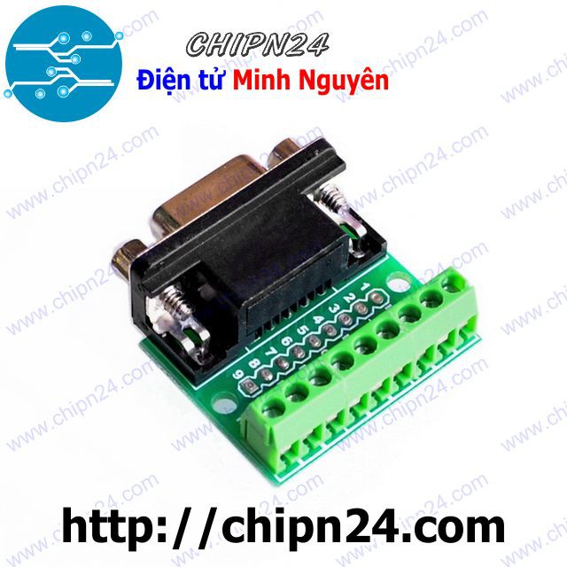 [1 CÁI] (F30.5) Đế chuyển DB9 Đực ra Domino