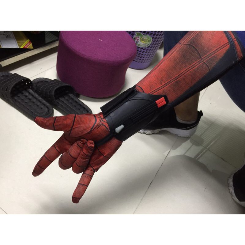 Spider-Man Homecoming Cosplay Spiderman Far From Home Peter Parker Superhero Web Shooter Props Decorate bàn sáng