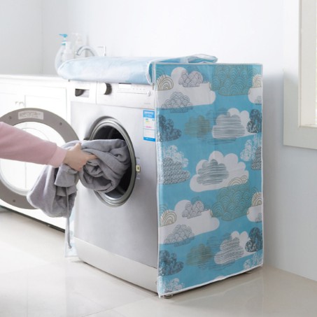 Áo trùm máy giặt chống thấm nước, chống ánh nắng 9kg - 10kg (Cửa ngang)