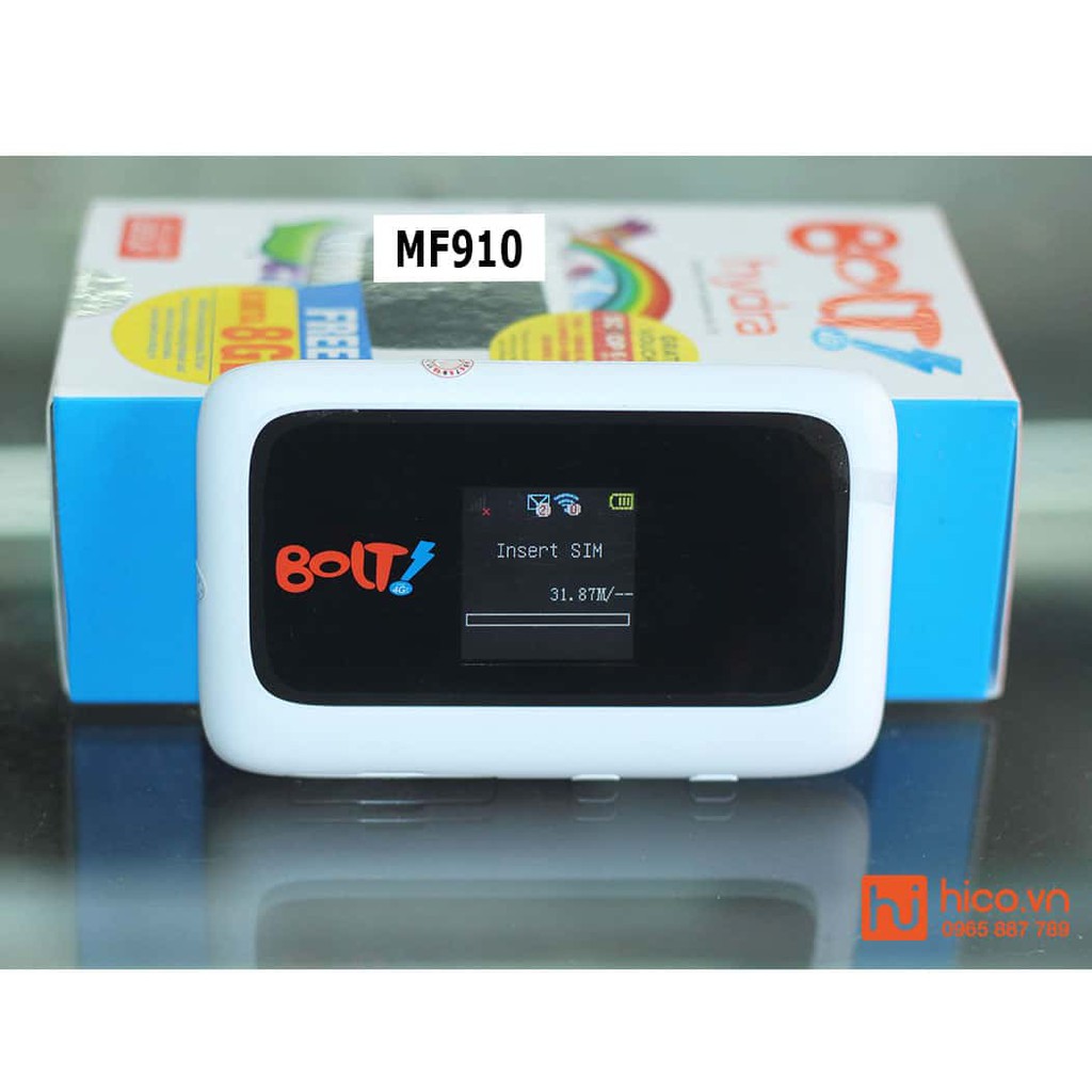 Bộ Phát Wifi 3G ZTE MF910 _ Tốc Độ Siêu Khủng 150Mbps _ Màn hình Hiển Thị Thông Minh