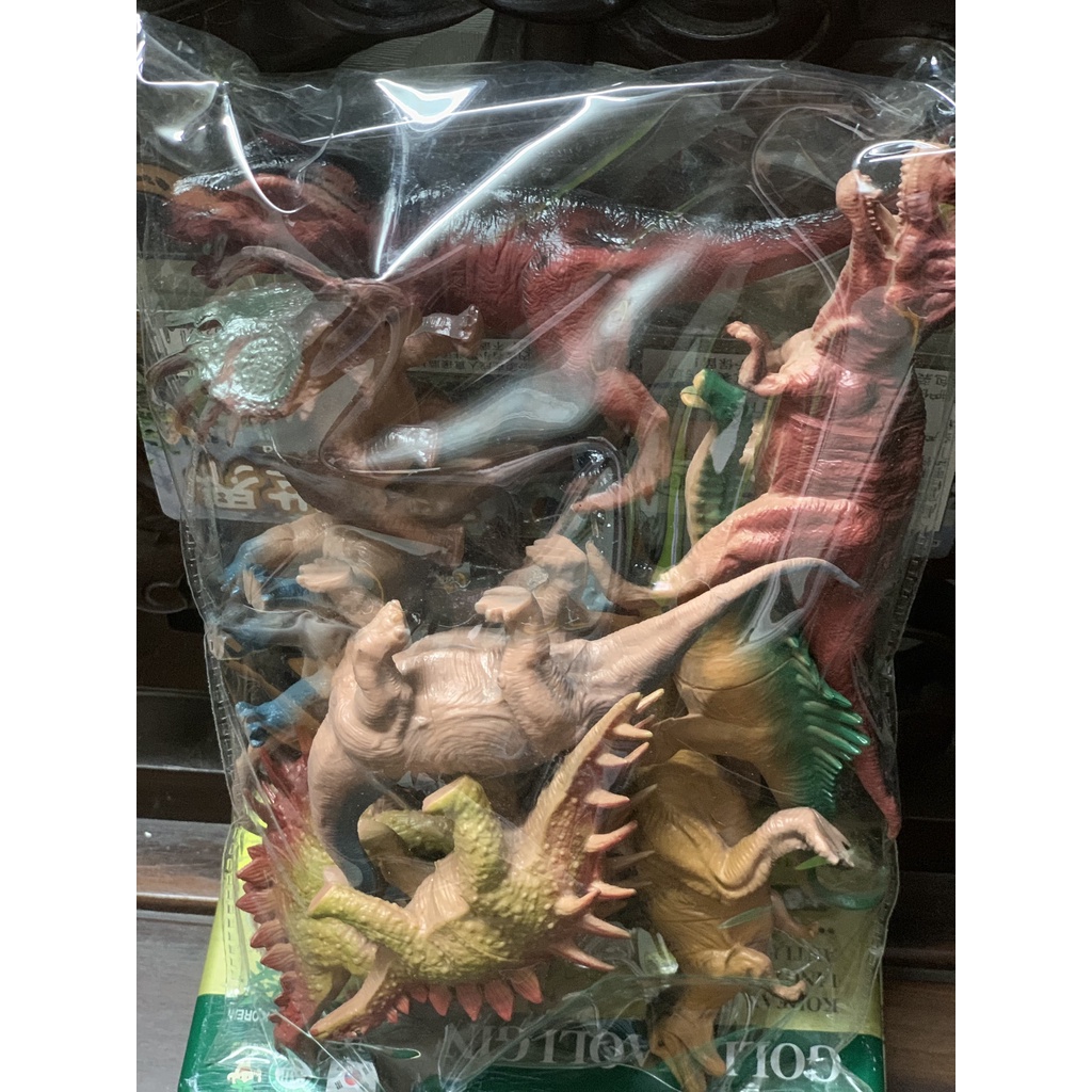 Mã 6537 Túi Đồ Chơi Thế Giới Khủng Long 10 Con Dinosaur World Giao Ngẫu Nhiên