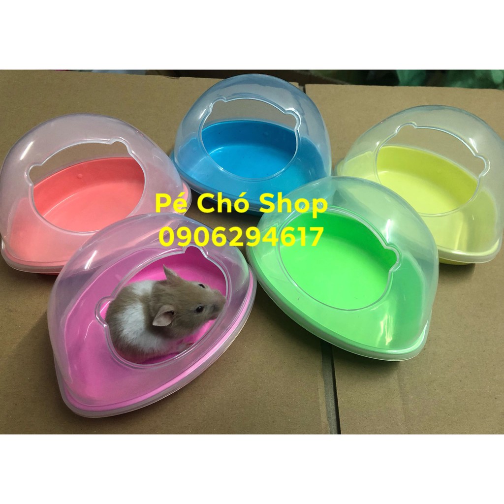 Nhà Tắm Cát lớn cho hamster Bear ,ngũ sắc .