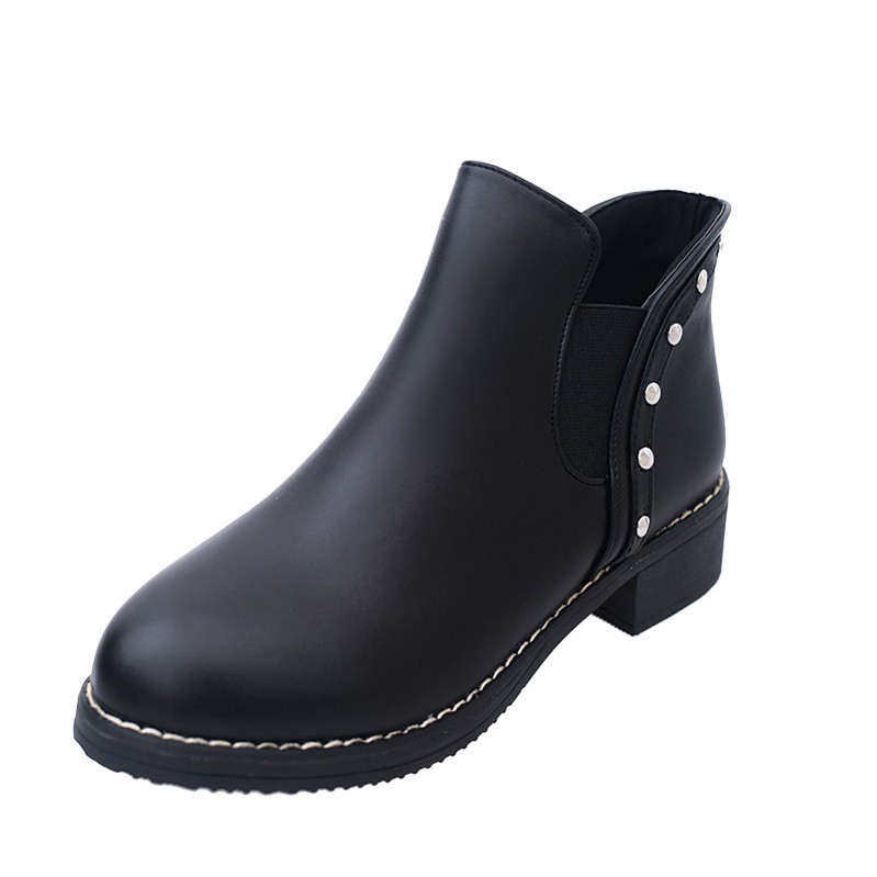 Giày boots nữ dáng lửng đế cao 4Phân chuẩn Châu Âu YF1016