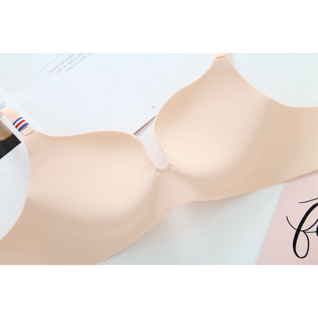Áo lót su pháp đệm dày không gọng thông hơi 2403 - Moon Underwear
