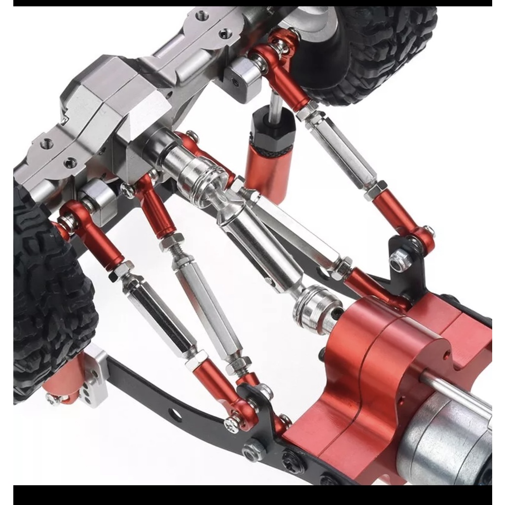 Trọn bộ lái kim loại cho xe điều khiển Mn99 d90 c14 c24 tỉ lệ 1/12