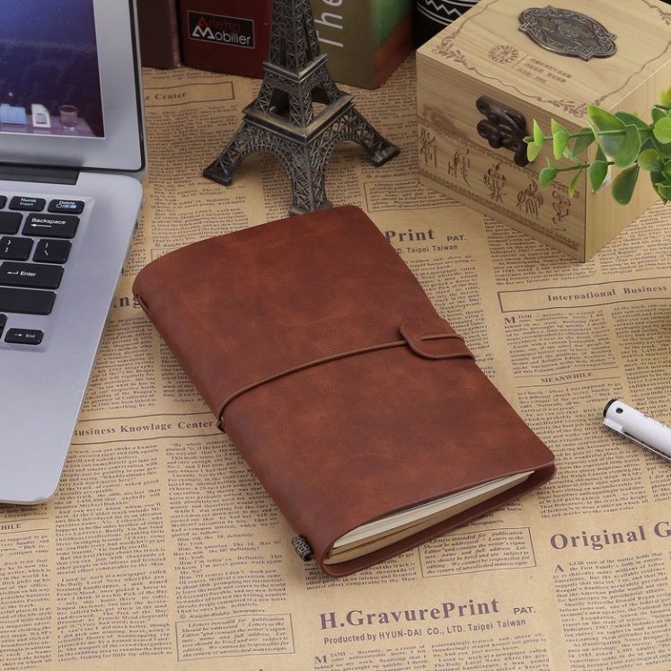 Sổ tay bọc da có dây khóa sang trọng cao cấp tiện dụng - Hàng nhập khẩu | BigBuy360 - bigbuy360.vn