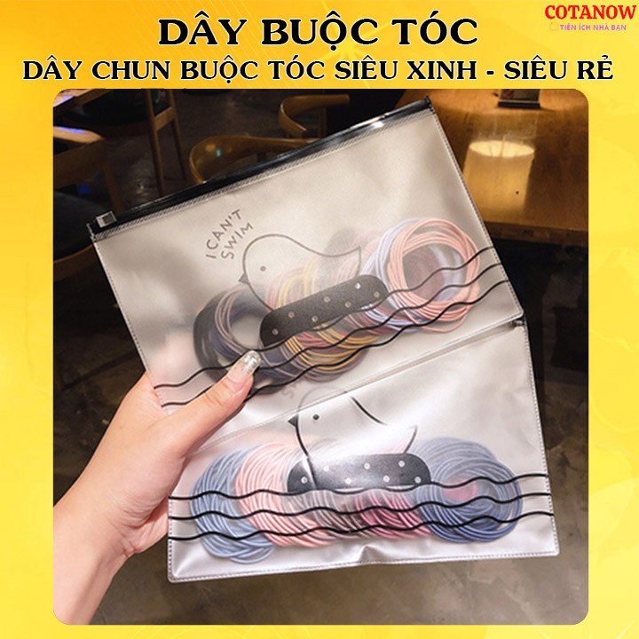 100 Dây Chun Buộc Tóc Hàn Quốc siêu xinh, siêu rẻ