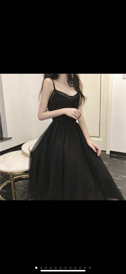 Chân váy voan phồng tiểu thư