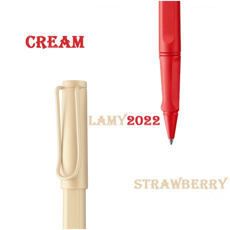 LAMY Safari Rollerball Pen 2022 Special Edition Strawberry Cream