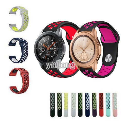 Dây Đeo Silicon Thay Thế Cho Đồng Hồ Thông Minh Samsung Galaxy Watch 3 41mm 45mm 42mm 46mm