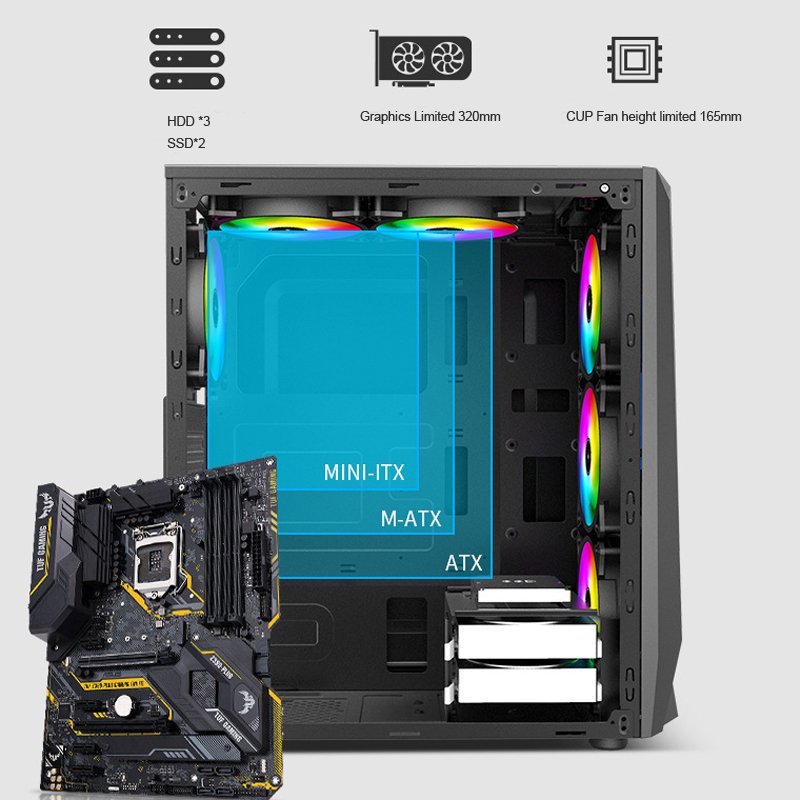 Bộ máy tính văn phòng, PC học tập, máy tính làm việc online H410/8gb/i3 10105  Mới 100% bảo hành 36 tháng | BigBuy360 - bigbuy360.vn