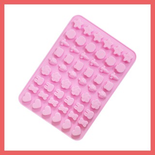 [Giảm giá sốc] Khuôn silicon làm chip chip, thạch hình thỏ cà rốt hồng