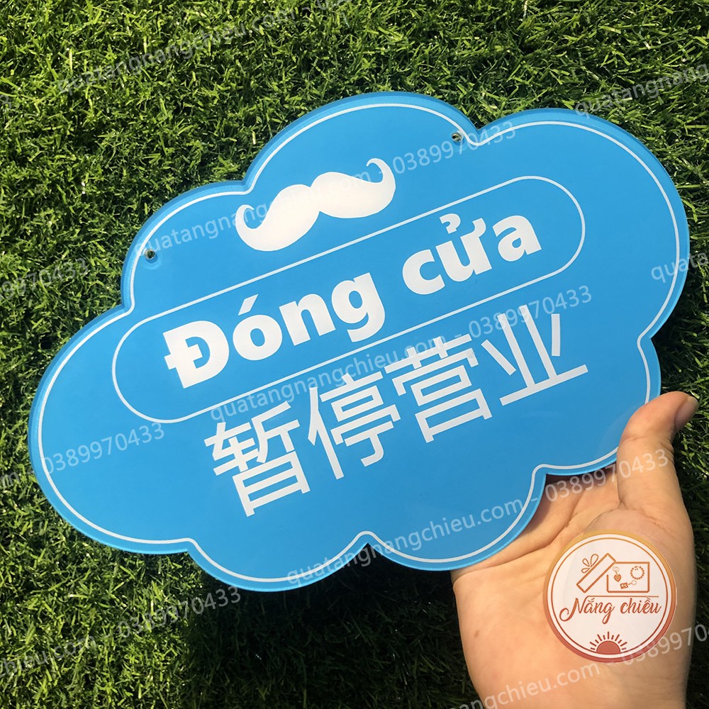 Bảng hiệu dành cho shop bán hàng online_ bảng hiệu hình đám mây_ bảng treo cửa hàng