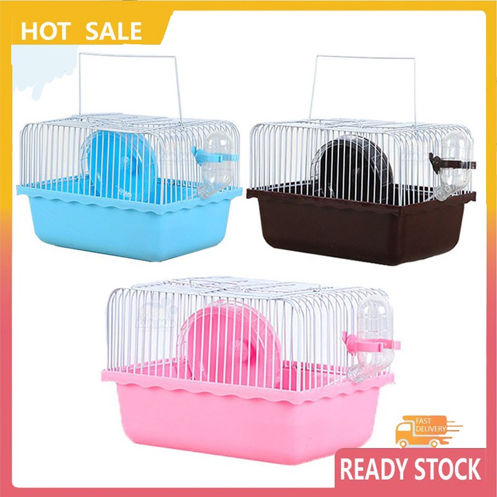 Lồng cho chuột hamster kèm phụ kiện - sz to 23x18x17cm