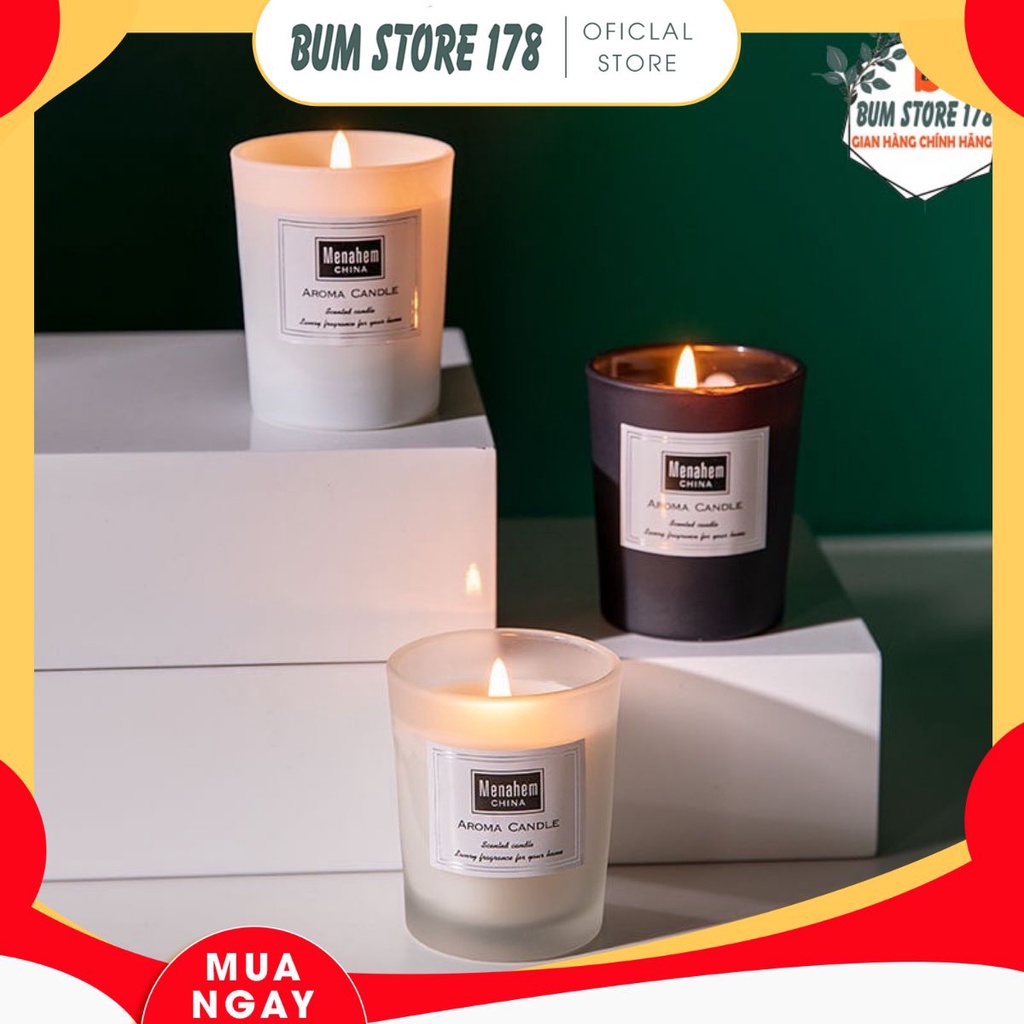 NẾN THƠM KHÔNG KHÓI, SÁP NẾN THƠM PHÒNG CAO CẤP MENAHEM