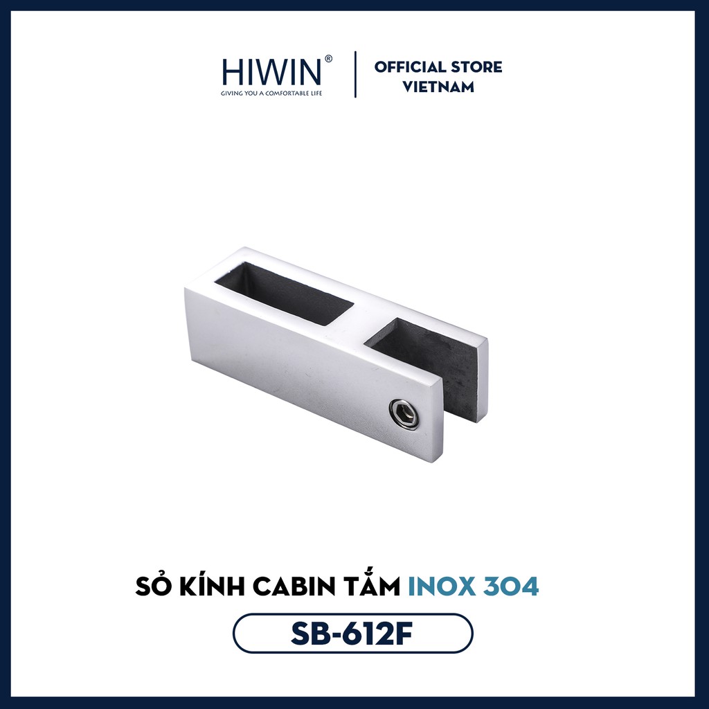 Sỏ kính cabin tắm dùng cho ống giằng kính kích thước 10x30 Hiwin SB-612F